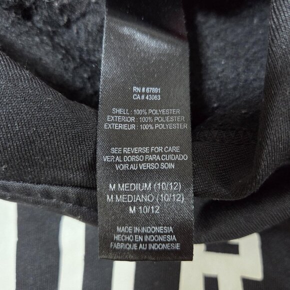 Toronto Raptors Hoodie Youth Medium Black NBA Basketball Adidas We The North - Picture 9 of 9